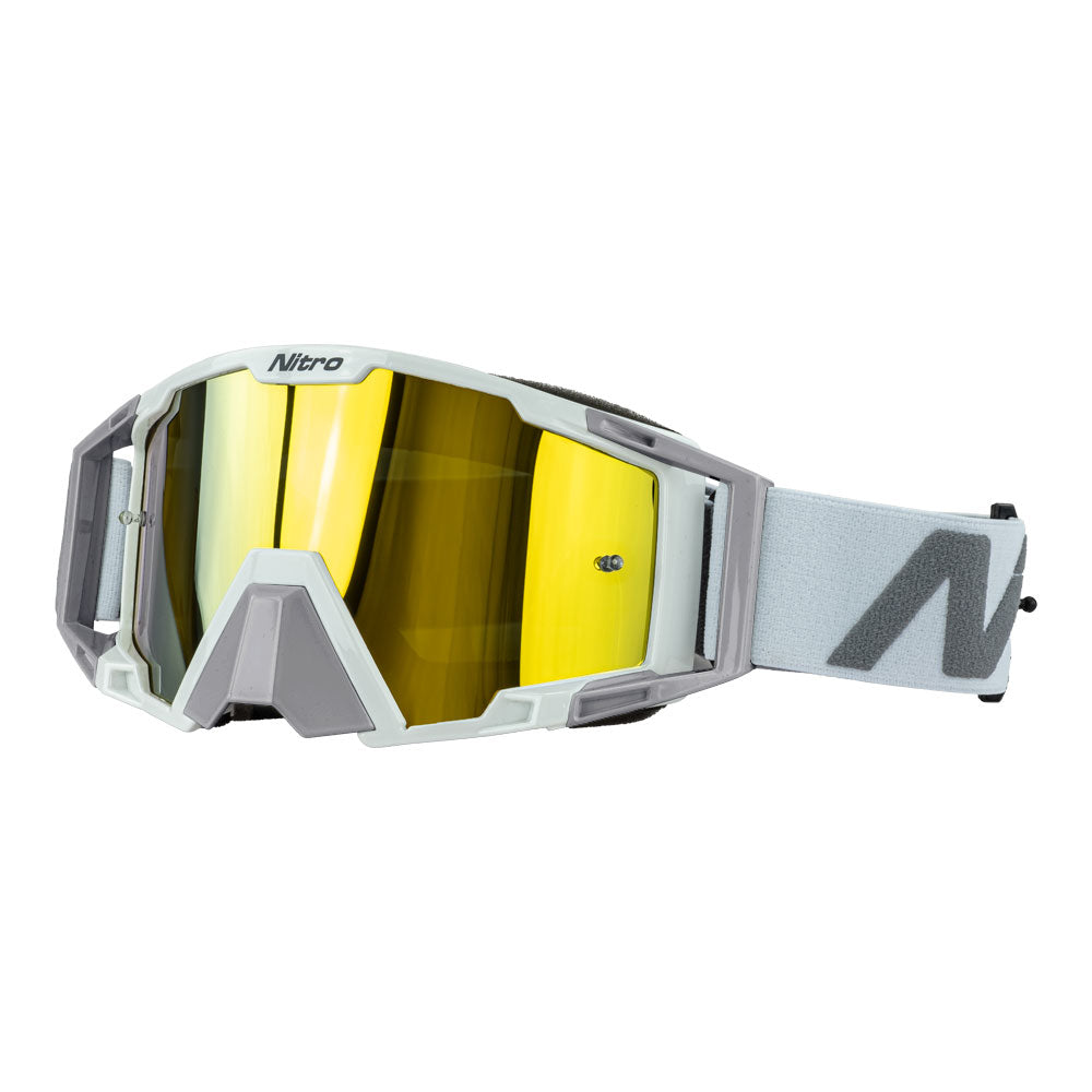 NITRO NV-100 MX Goggle White/Silver