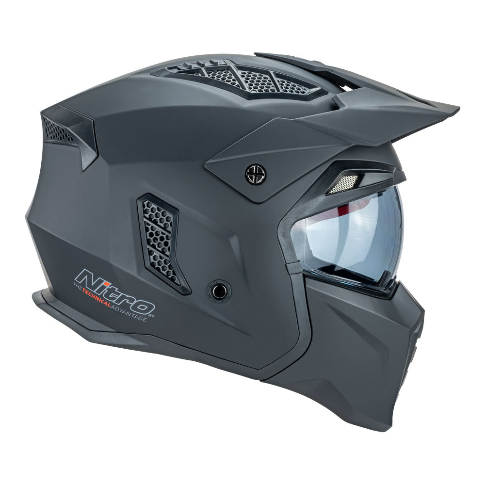 NITRO NZ302 Commando Matt Black XL