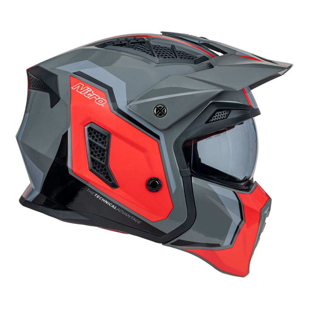 NITRO NZ302 Fighter Grey/Orange M