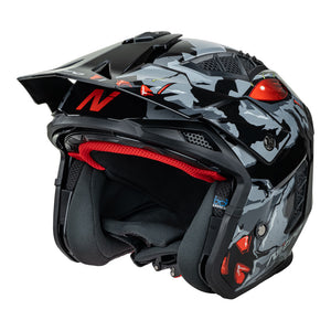 NITRO NZ302 Toxic Grey/Red M