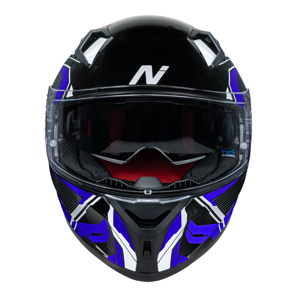 NITRO N501 Fuse Gloss Blue/White/Black XL