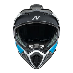 NITRO MX780 Adventure Gloss Grey/Light Blue/Red/White XL