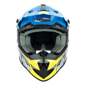 NITRO MX700 Recoil Black/Light Blue/Silver/Fluro Green L*
