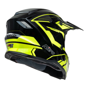 NITRO MX710 Youth Shard II Fluro Yellow/Black YS