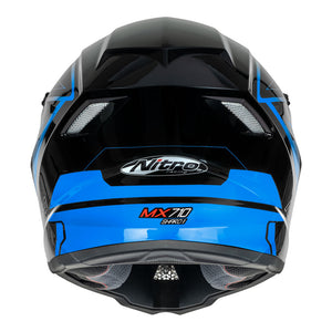 NITRO MX710 Youth Shard II Blue/Black YL