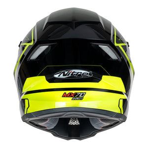 NITRO MX710 Youth Shard II Fluro Yellow/Black YS