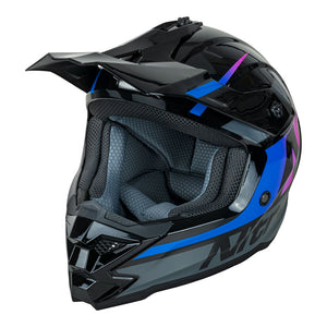 NITRO MX710 Youth Onyx Purple/Pink YS