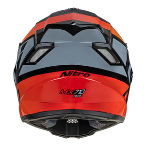 NITRO MX710 Youth Onyx-Q2 Yellow/Red YL