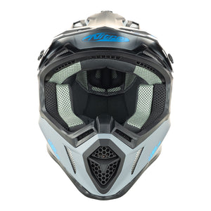 NITRO MX760 Satin Gunmetal/Blue Logo XL*