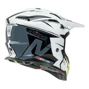 NITRO MX760 White/Grey/Fluro Green L