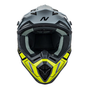 NITRO MX760 Gloss Silver/Grey/Black/Fluro M