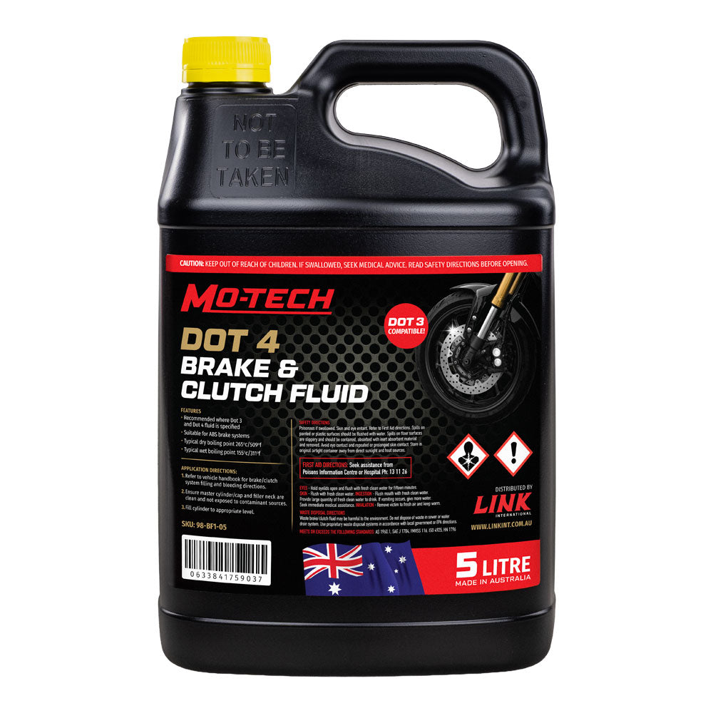 MOTECH DOT 4 Brake/Clutch Fluid 5L