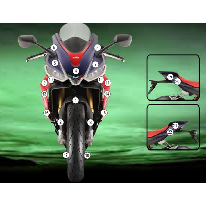 Eazi-Grip Paint Protection Film for Aprilia RS 660, matte