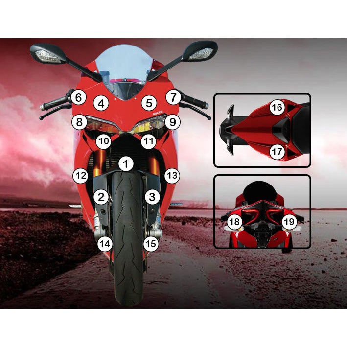 Eazi-Grip Paint Protection Film for Ducati Panigale 899 1199, matte