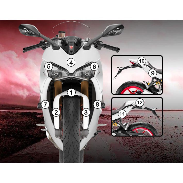 Eazi-Grip Paint Protection Film for Ducati SuperSport, matte