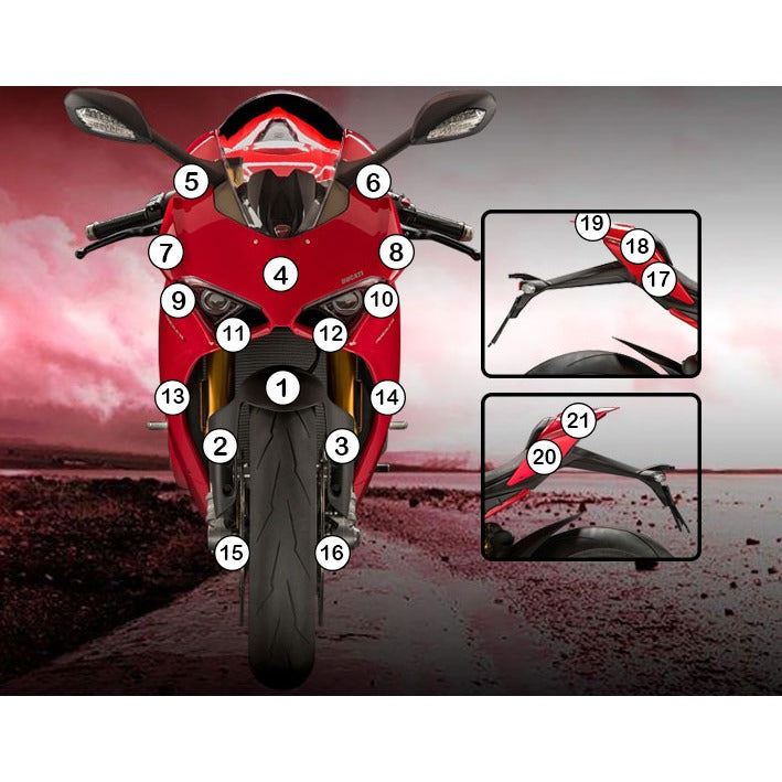 Eazi-Grip Paint Protection Film for Ducati Panigale V4, gloss