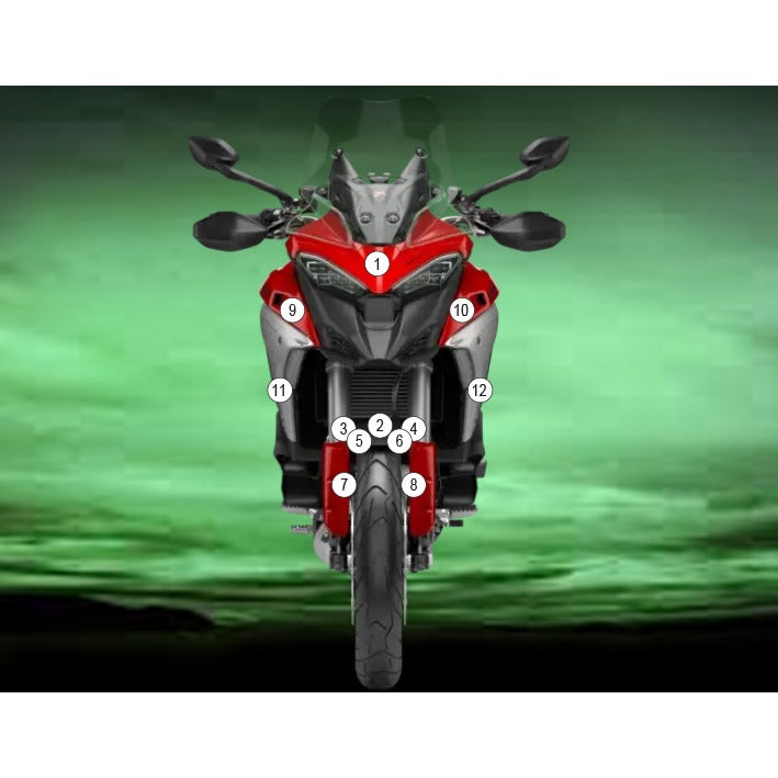 Eazi-Grip Paint Protection Film for Ducati Multistrada V4 Rally, matte