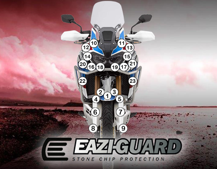 Eazi-Grip Paint Protection Film for Honda Africa Twin Adventure Sports, matte