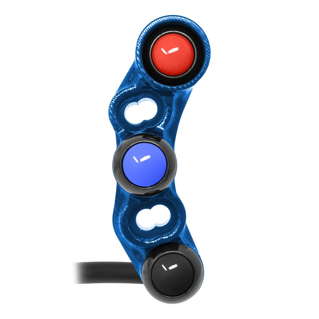 Jetprime RHS Handlebar Switch for Suzuki GSX-R1000, blue