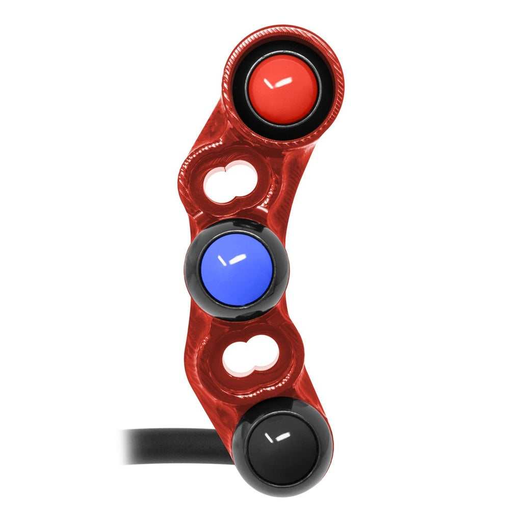 Jetprime RHS Handlebar Switch for Suzuki GSX-R1000, red
