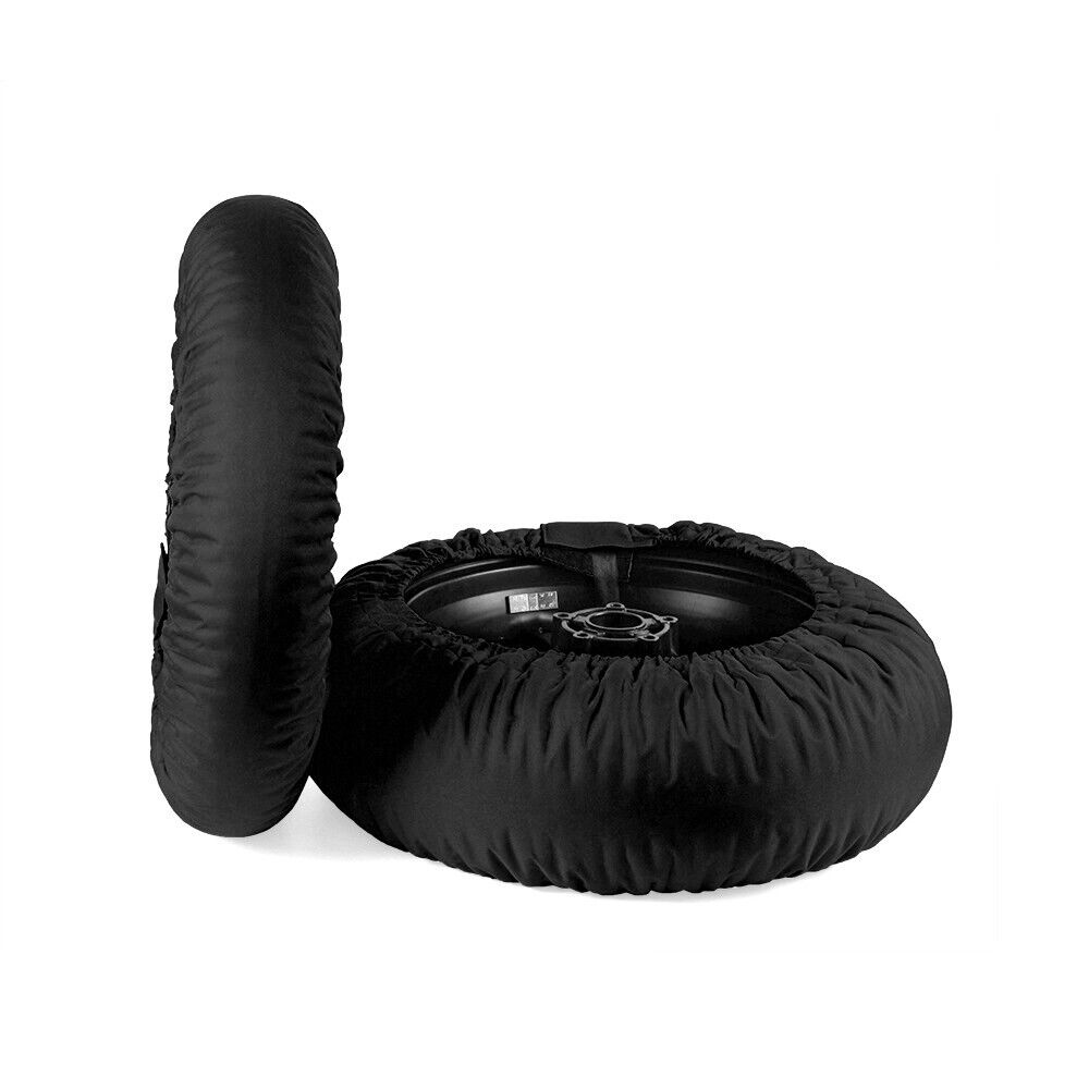 AU STOCK 120/165 TYRE WARMERS set with carry bag motorbike race track motorcycle