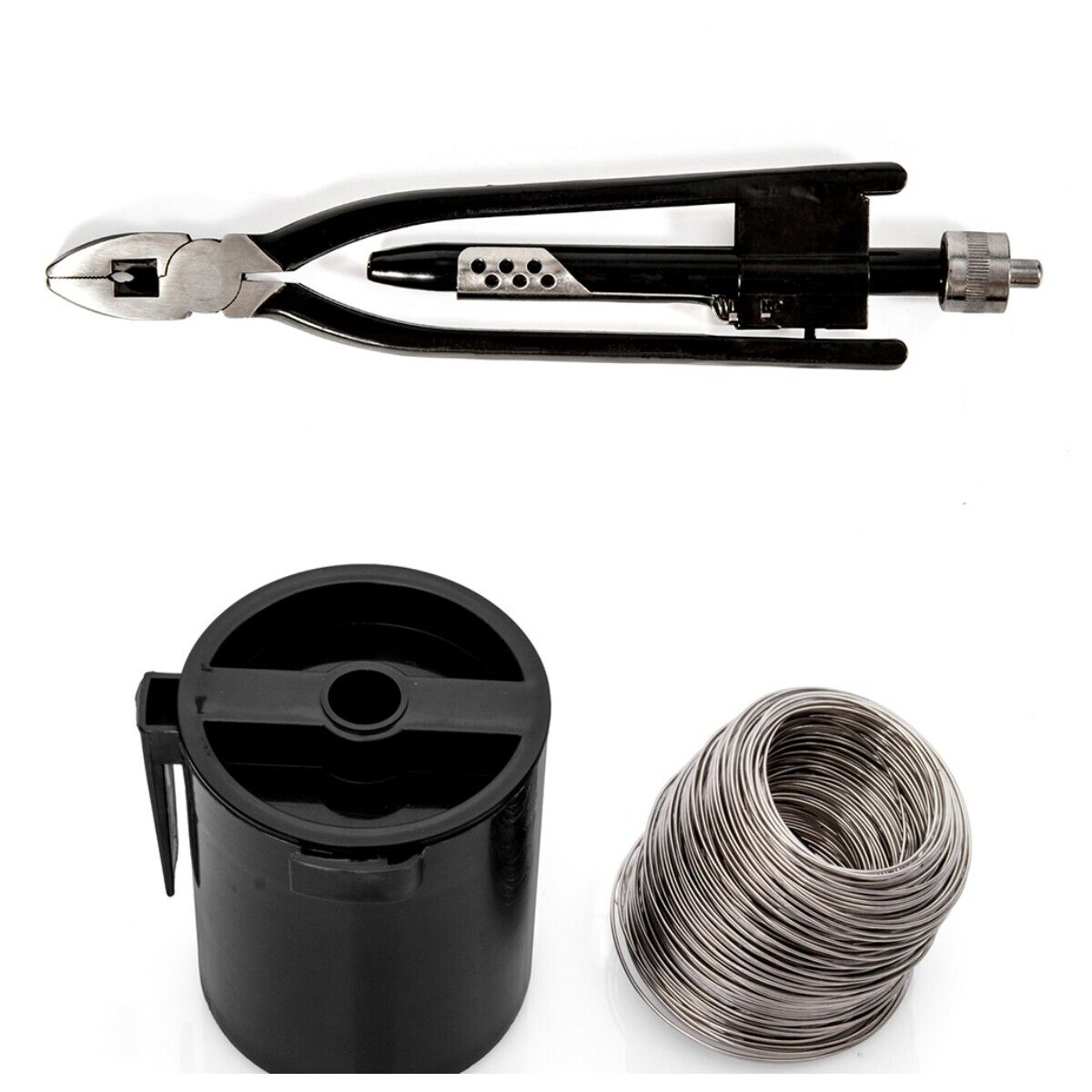 9In Aircraft + Safety Wire Twist Pliers Safety Locking Wire Lock Tool kit