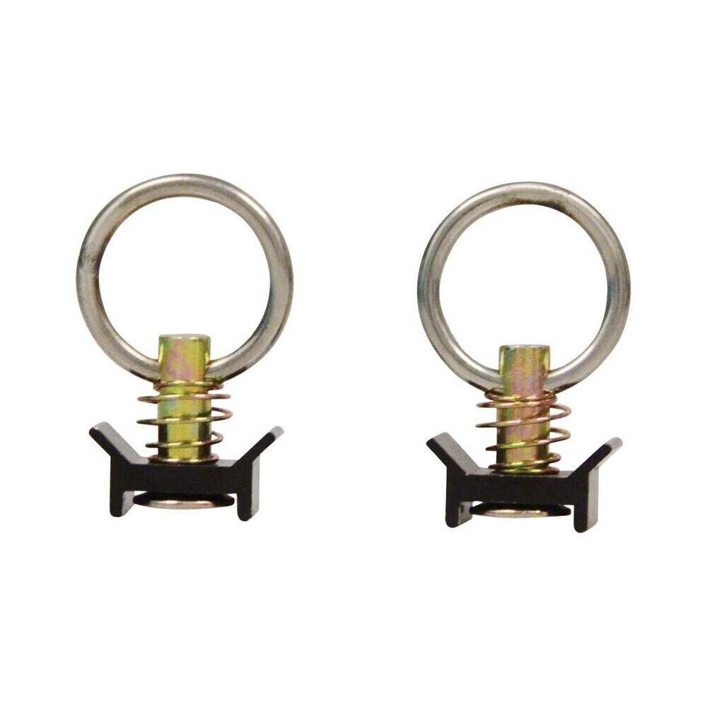 (2Tracks+4Rings+2Plugs) 1M L Track Anchor Track Rail Tie Down Point SS304