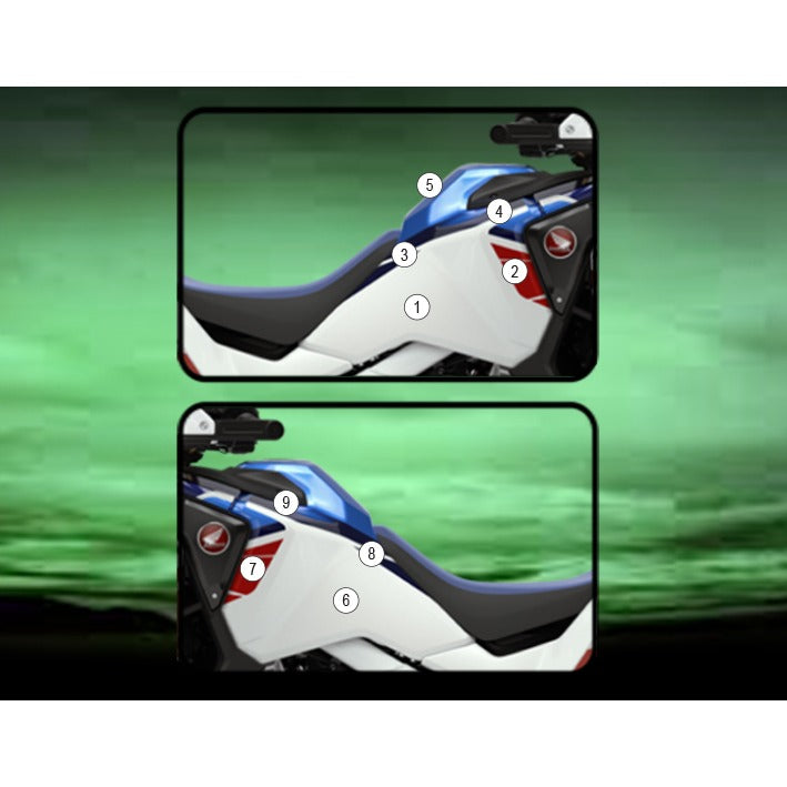 Eazi-Grip Tank Protection Film for Honda Africa Twin Adventure Sports, gloss