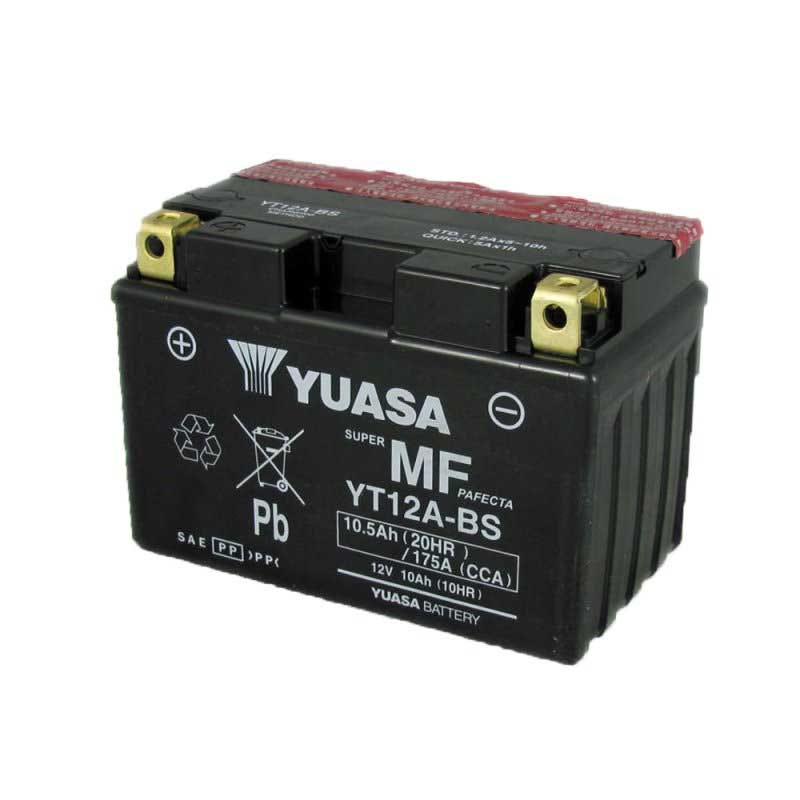 YUASA SUPER MF BATTERY YT12A-BS