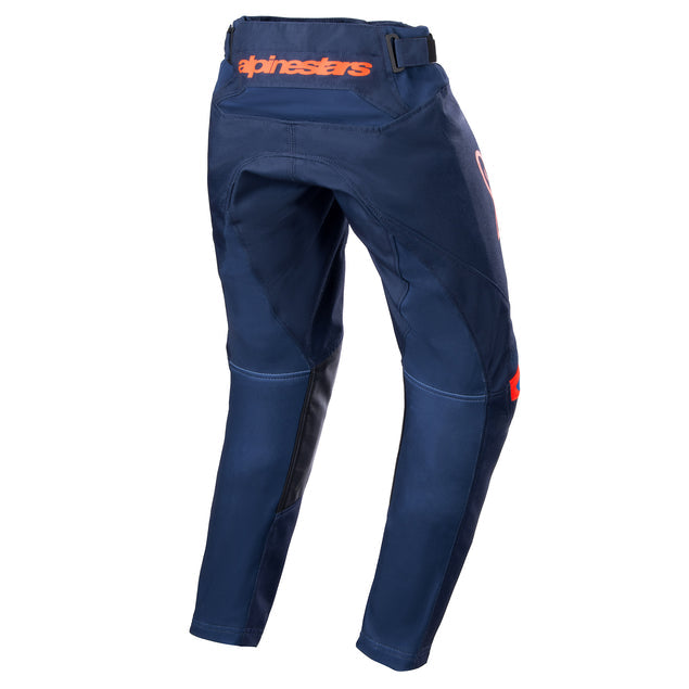 Alpinestars 2023 Youth Racer Narin Pants - Night Navy Hot Orange