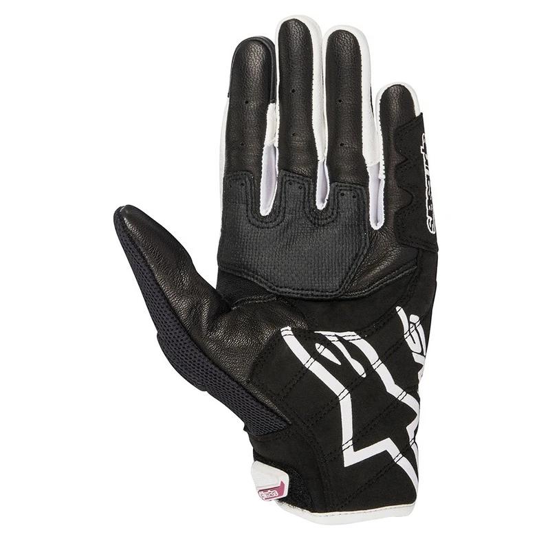 Alpinestars Stella SMX-2 Air Carbon v2 Motorcycle Gloves - Black/White/Fuchia