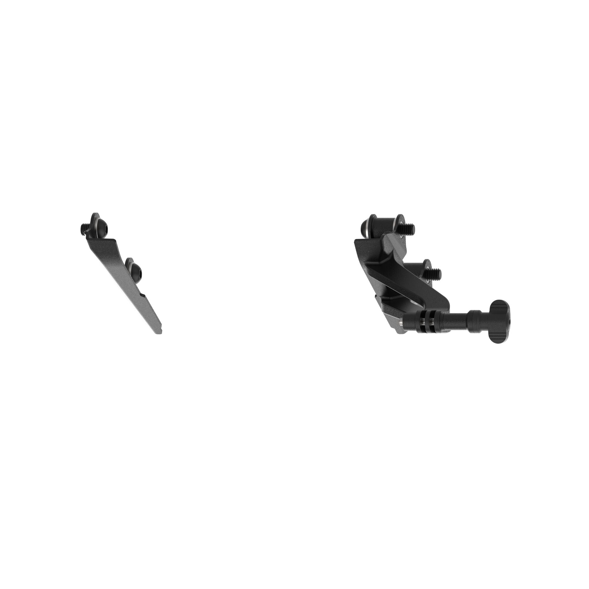 Evotech Footpeg Rear facing Action Camera / Pillion Peg Cover Mount (Right-hand Side) - Triumph Street Triple 765 R (2023+)