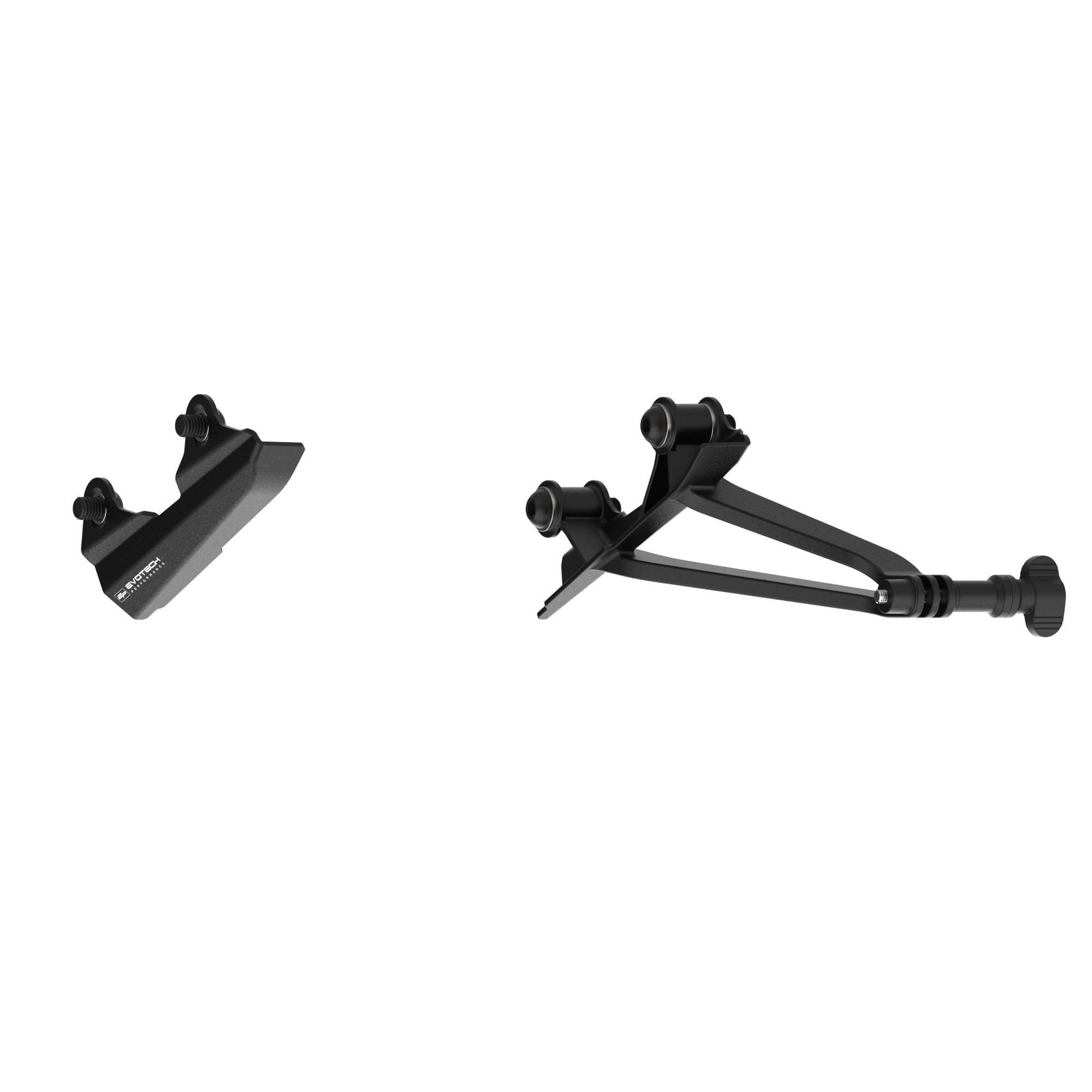 Evotech Footpeg Rear Facing Action Camera / Pillion Peg Cover Mount (Right-hand Side) - Triumph Street Triple 765 Moto2 Edition (2023+)