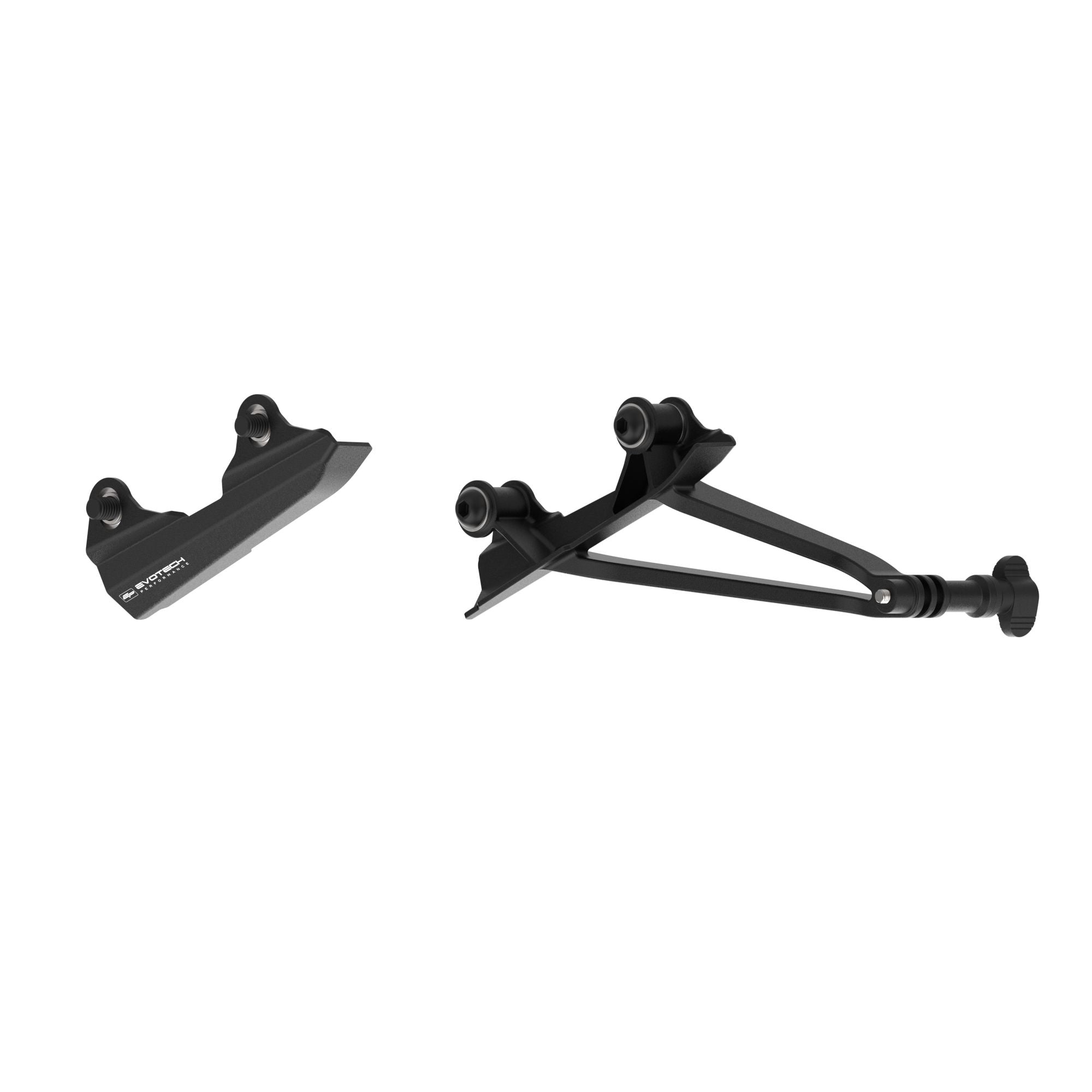 Evotech Footpeg Rear facing Action Camera / Pillion Peg Cover Mount (Right-hand Side) - Triumph Street Triple 765 R (2023+)