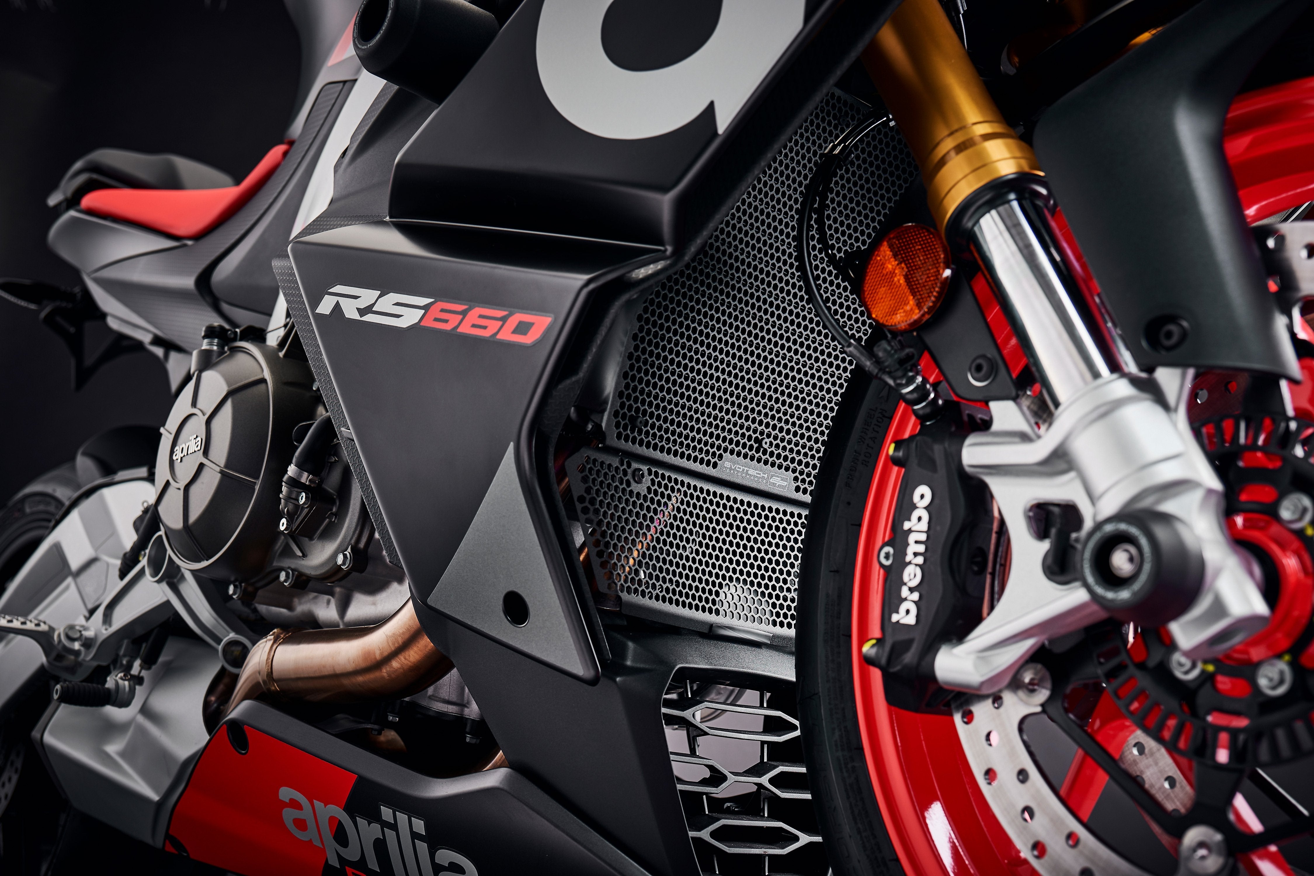 Evotech Radiator & Header Guard Set - Aprilia RS 660 (2025+)