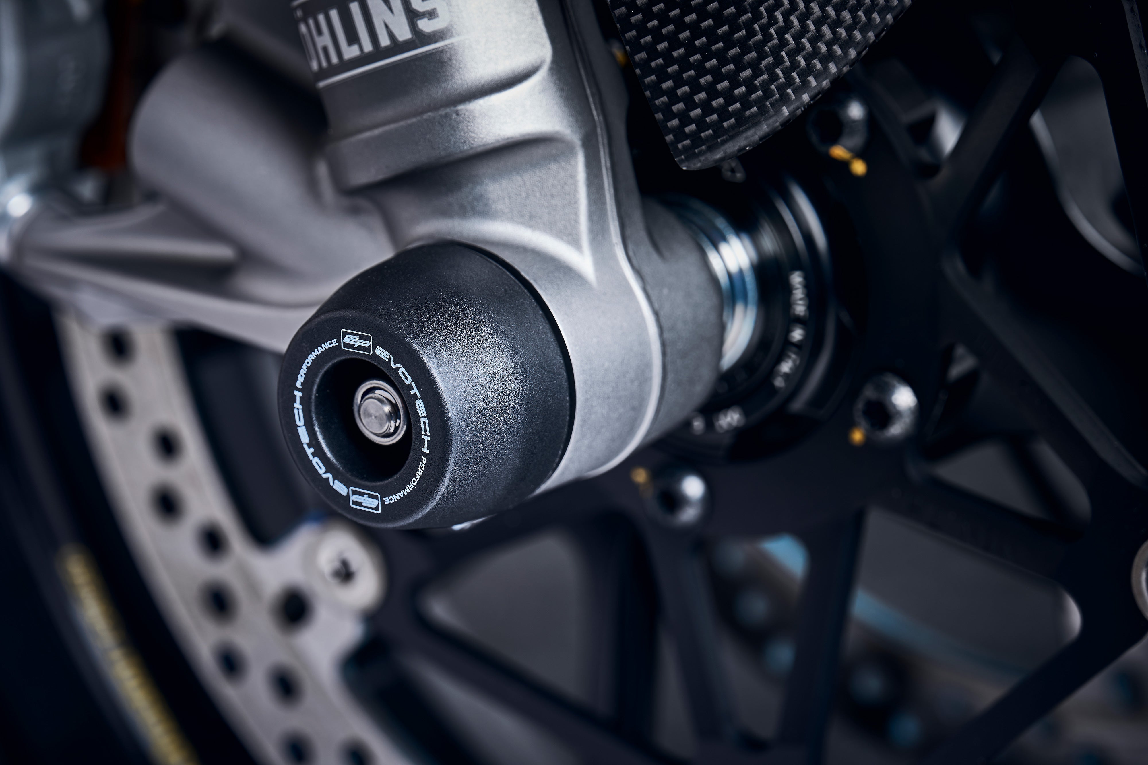 Evotech Spindle Bobbins Kit - Ducati Panigale V4 S (2021 - 2024)