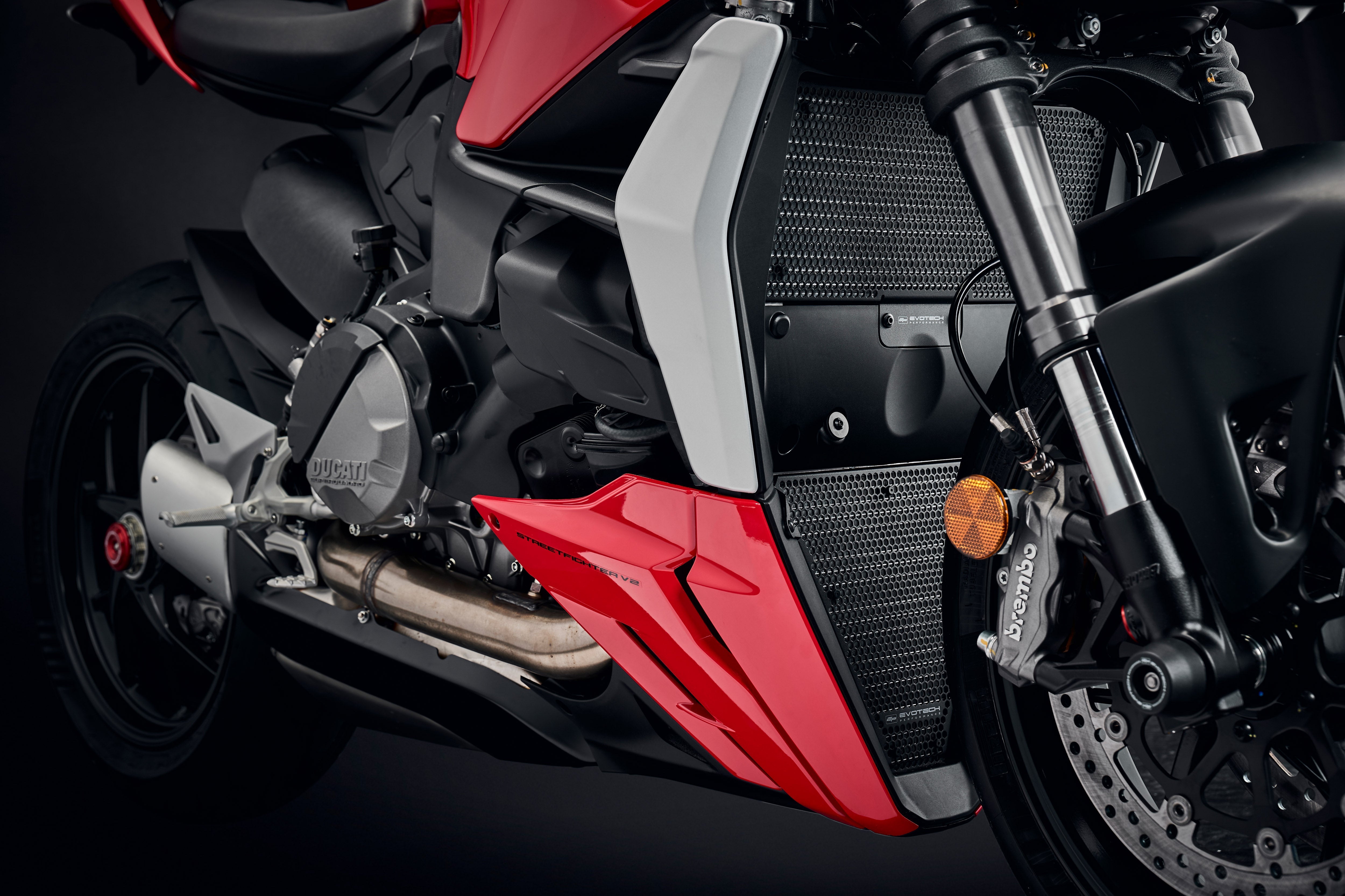 Evotech Ducati Streetfighter V2 Radiator Guard Set (2022 - 2024)