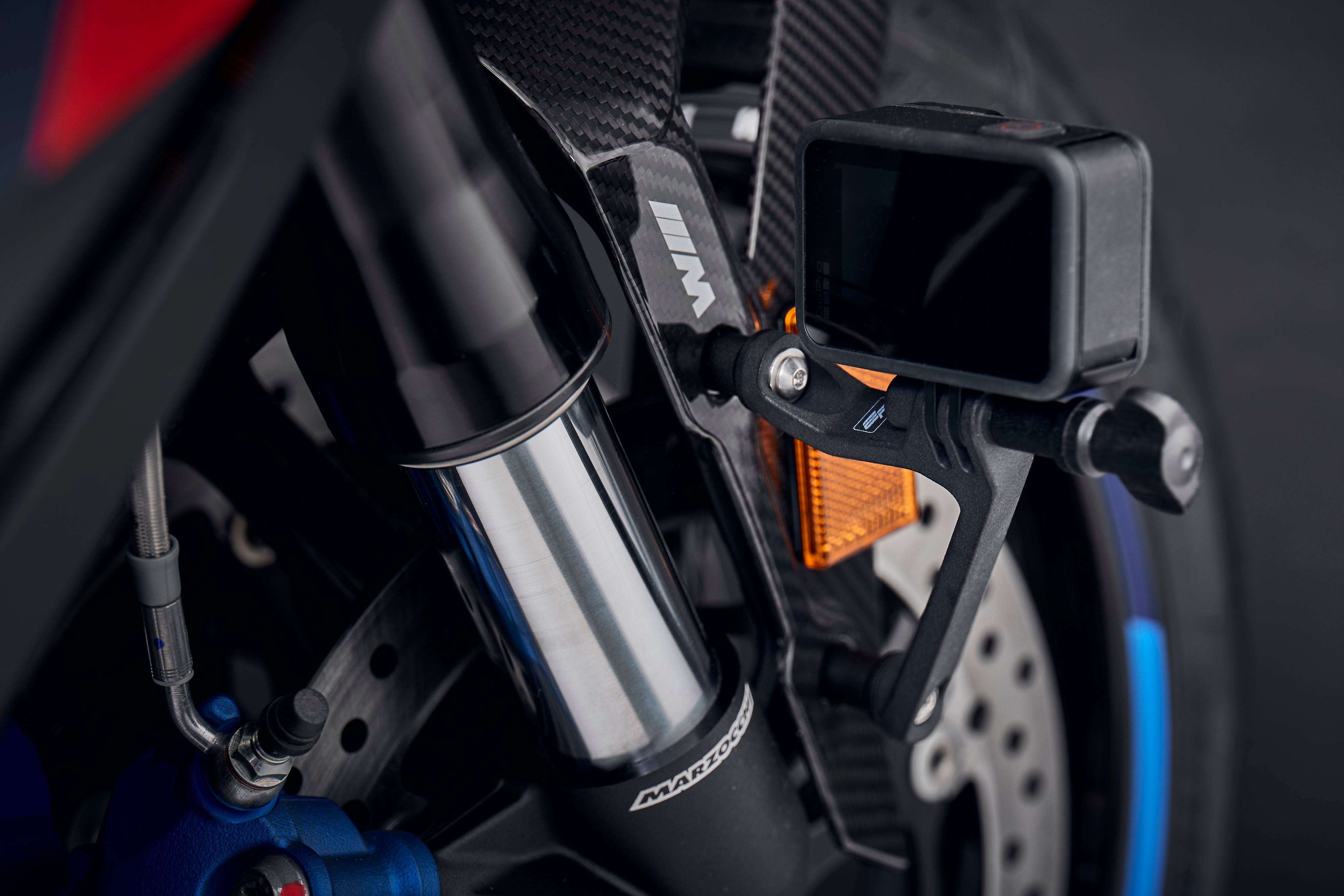 Evotech Action / Safety Camera Front Mudguard Mount - BMW M 1000 RR (2025+)