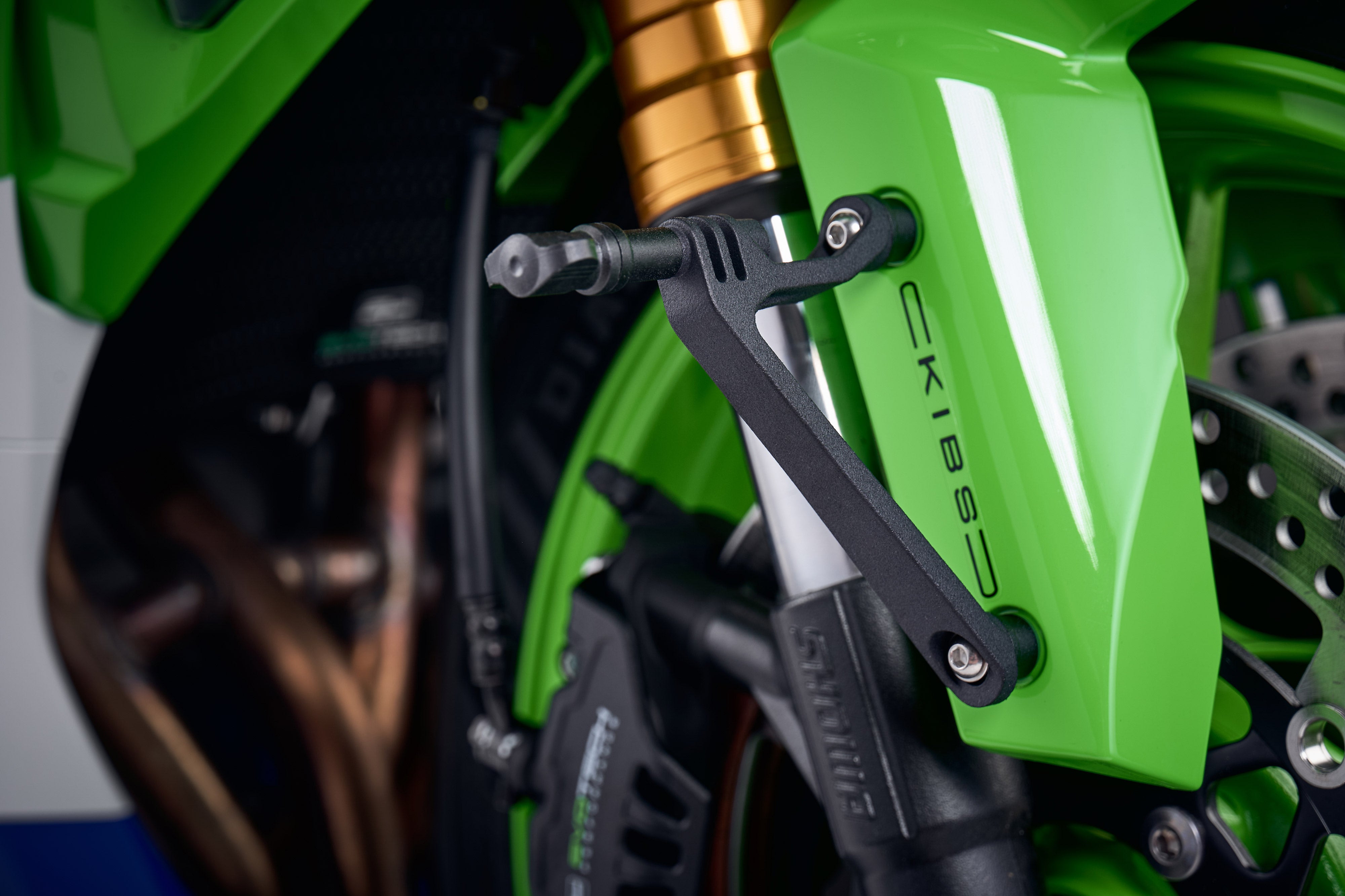 Evotech Action / Safety Camera Front Mudguard Mount - Kawasaki ZX-10RR Performance (2018-2020)