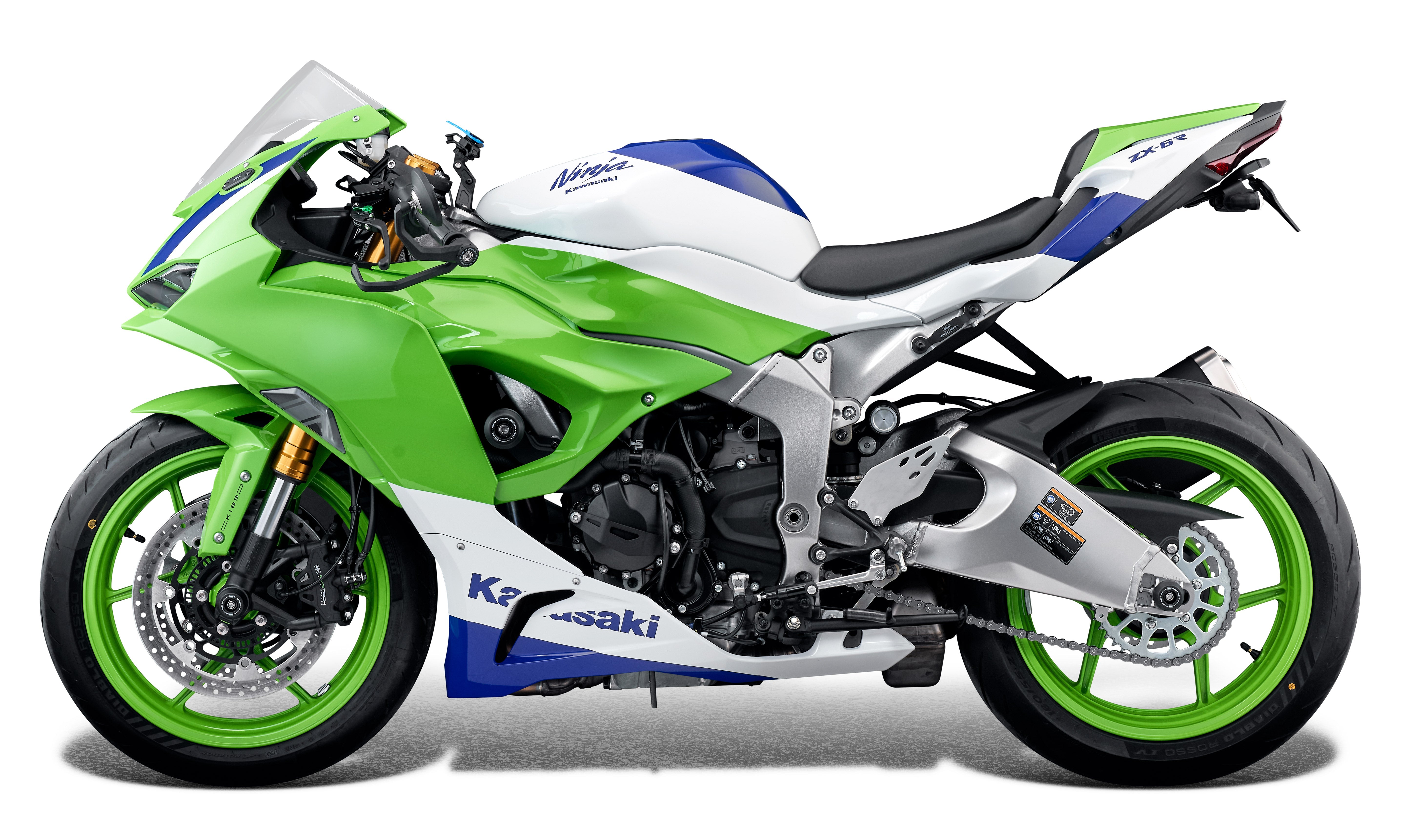 Evotech Exhaust Hanger & Pillion Footpeg Removal Kit - Kawasaki Ninja ZX-6R 40th Anniversary Edition (2024+)