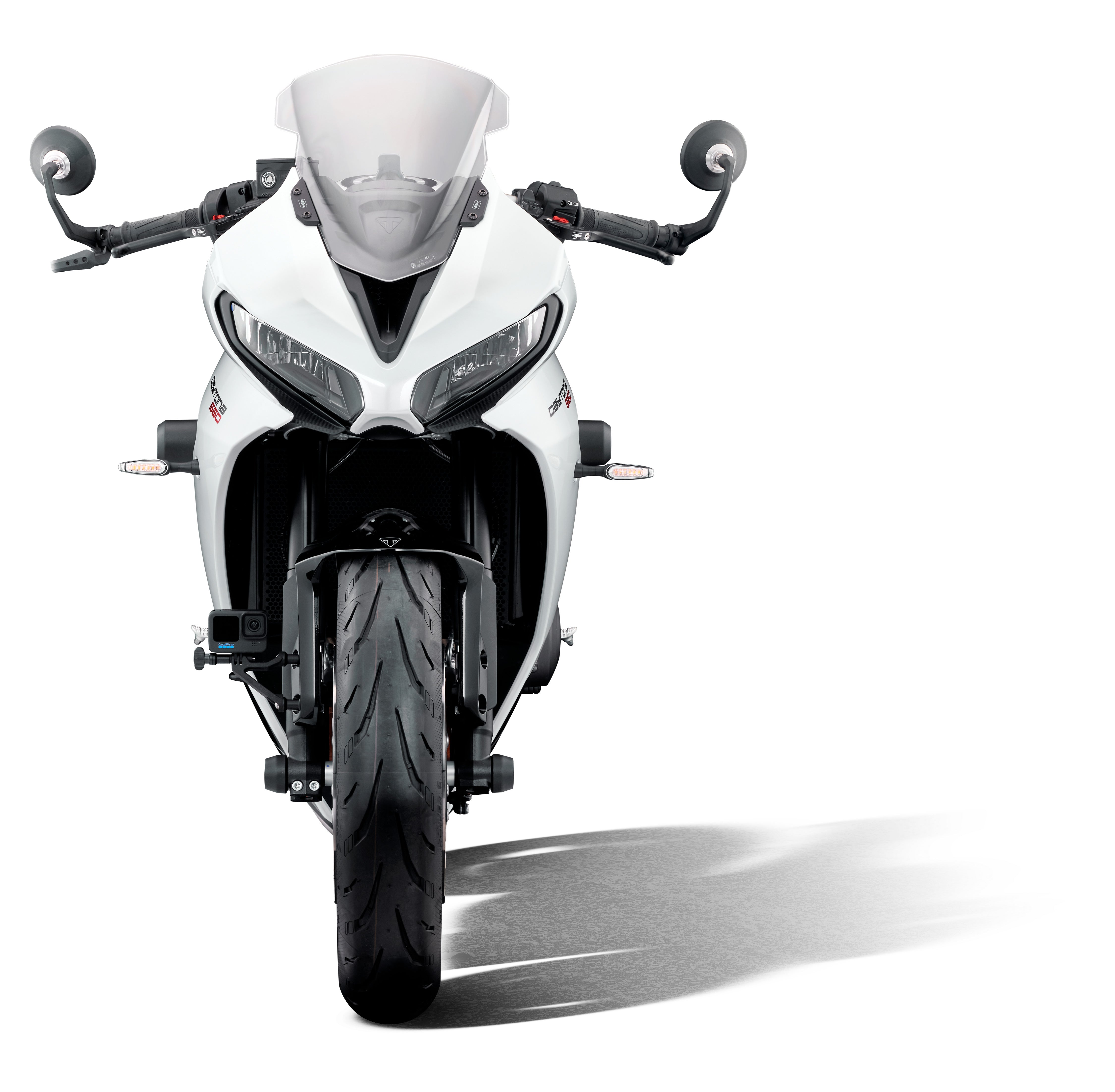 Evotech Bar End Mirrors / Brake Protector (Retro) - Triumph Daytona 660 (2024+)