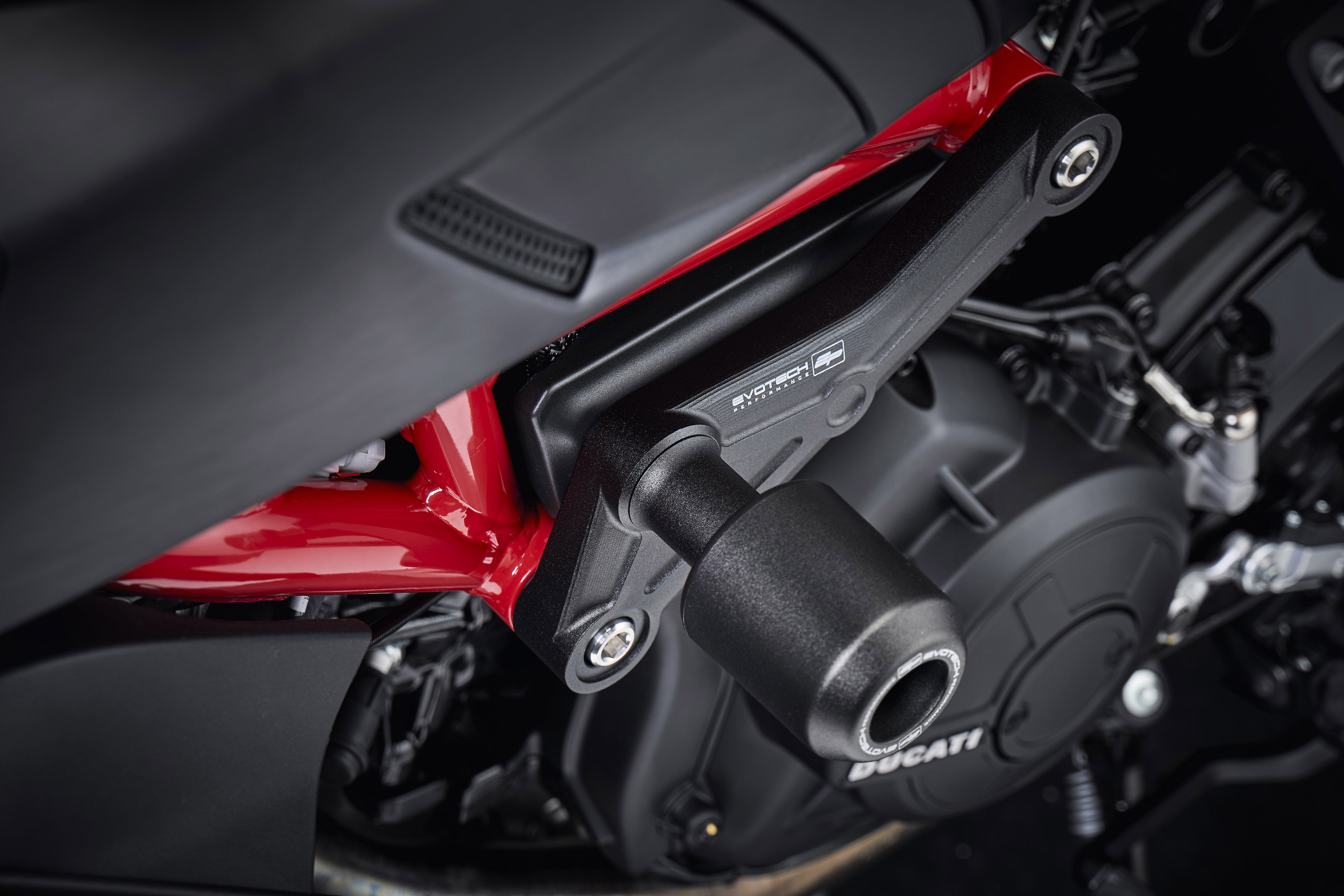 Evotech Ducati XDiavel Frame Crash Protection (2016 - 2021) (Black)