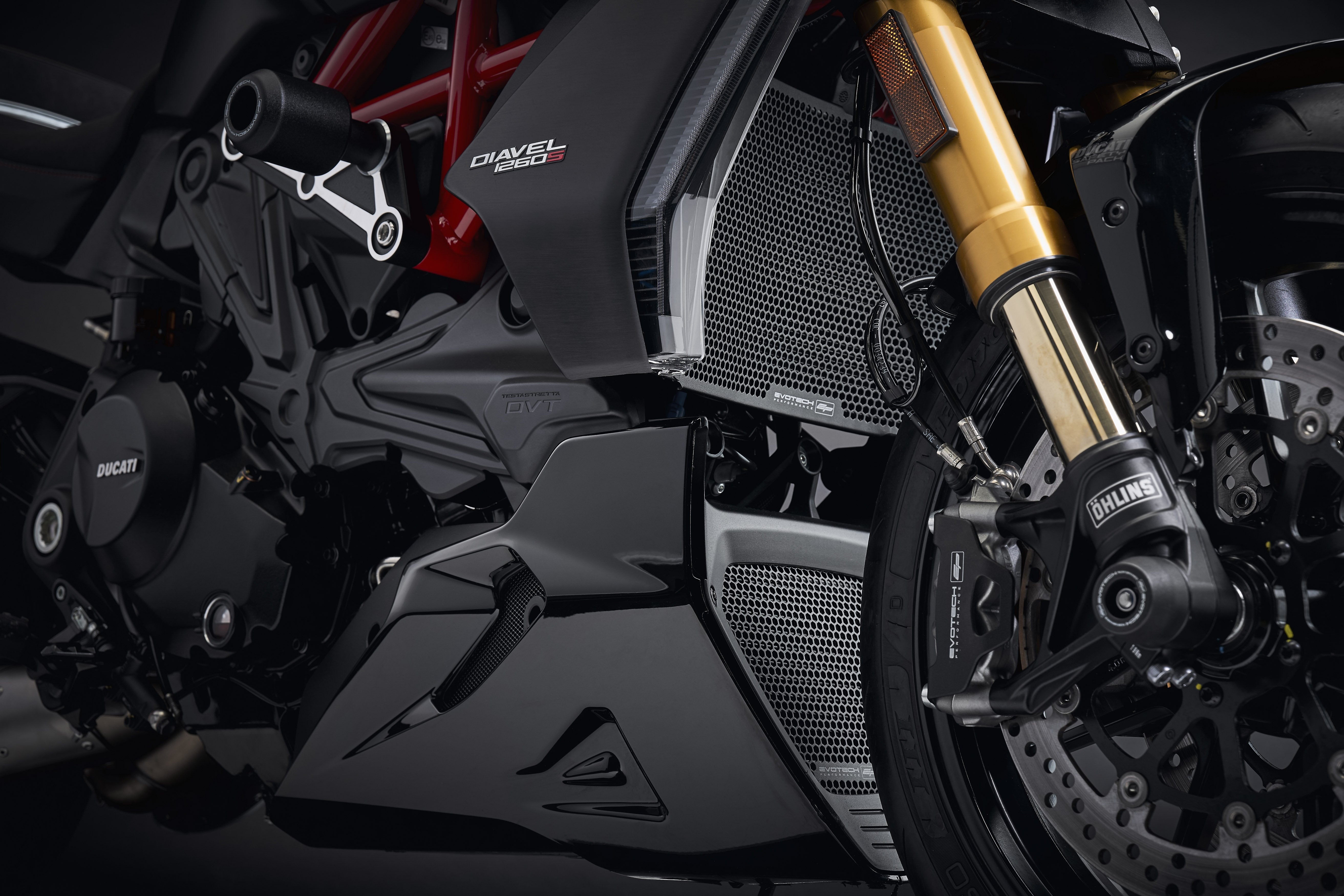 Evotech Ducati Diavel 1260 S Radiator and Oil Cooler Guard Set (2019 - 2022)