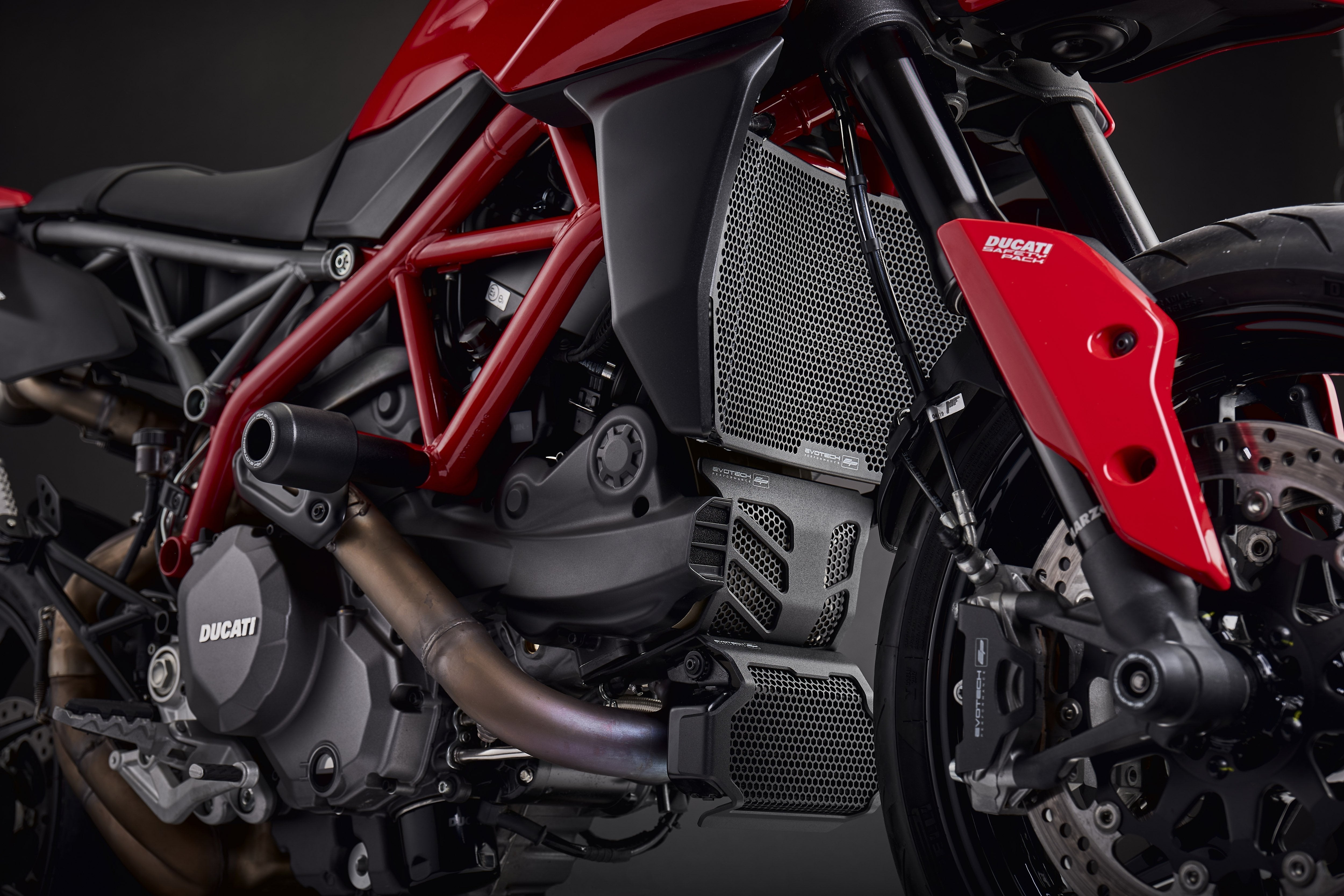 Evotech Ducati Hypermotard 950 SP Radiator & Engine And Oil Cooler Guard Set (2019+)