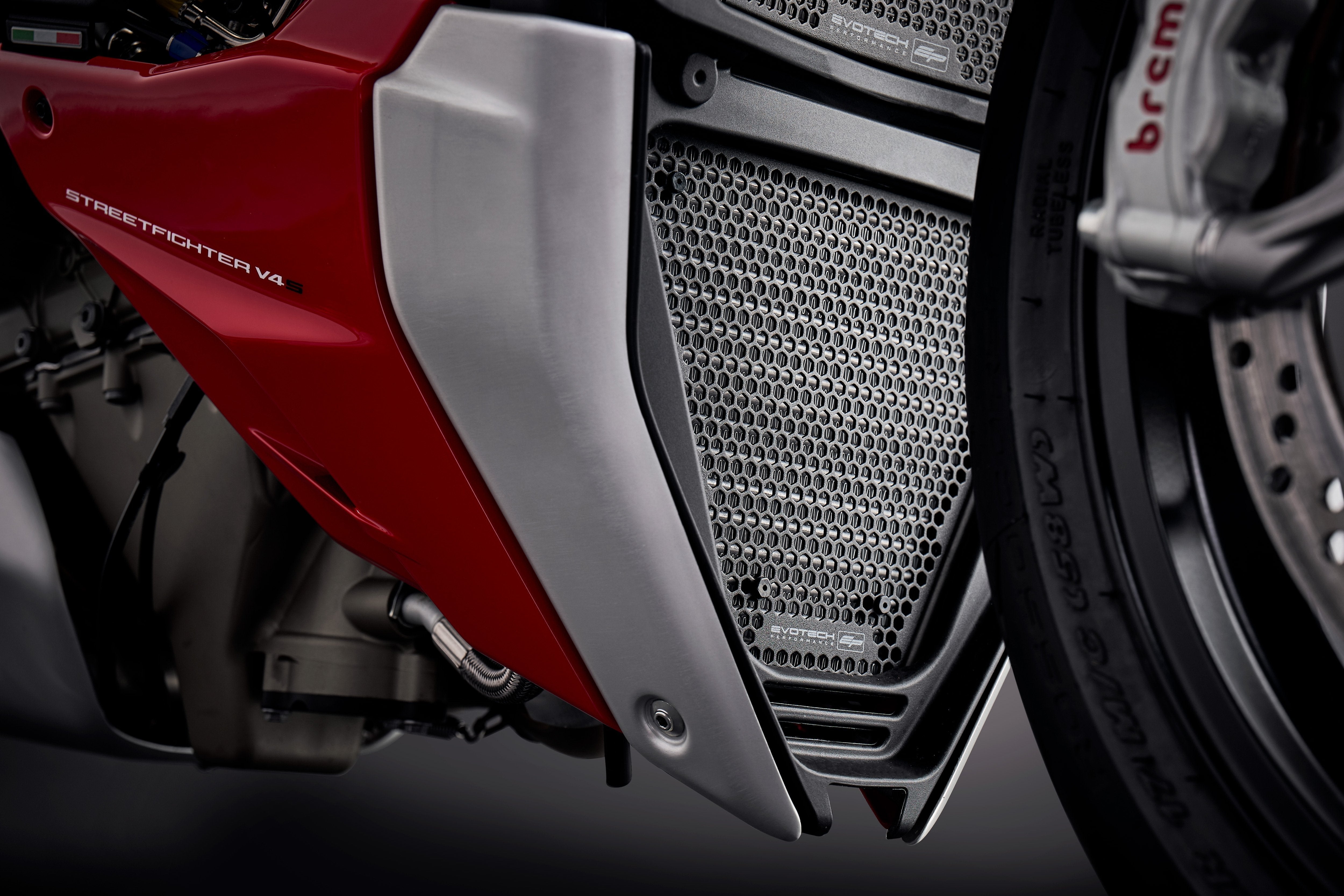 Evotech Ducati Streetfighter V4 SP2 Radiator Guard Set (2023 - 2024)