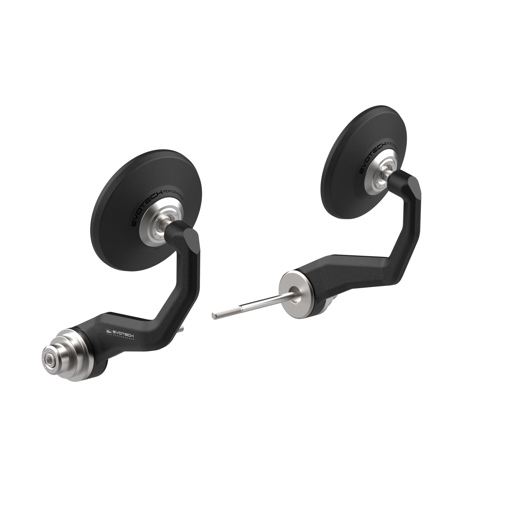 Evotech Handguard Bar End Mirrors (Retro) - Ducati DesertX (2022 - 2025)