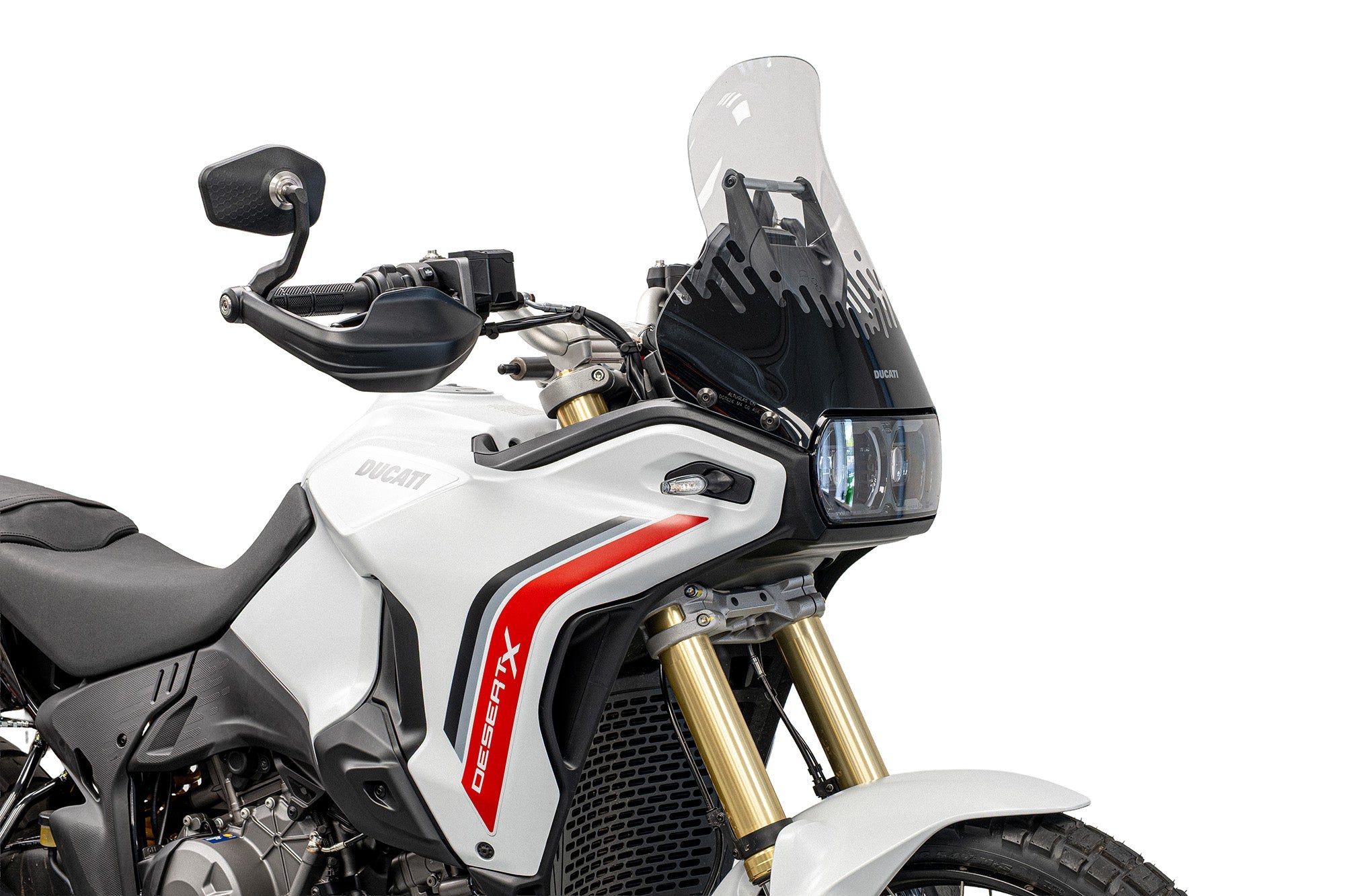 Evotech Handguard Bar End Mirrors (Sport) - Ducati DesertX V2 (2026+)