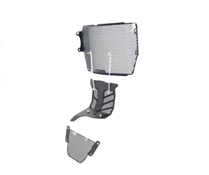 Evotech Ducati Monster 1200 S Radiator Oil Cooler and Engine Guard set (2017 - 2021)