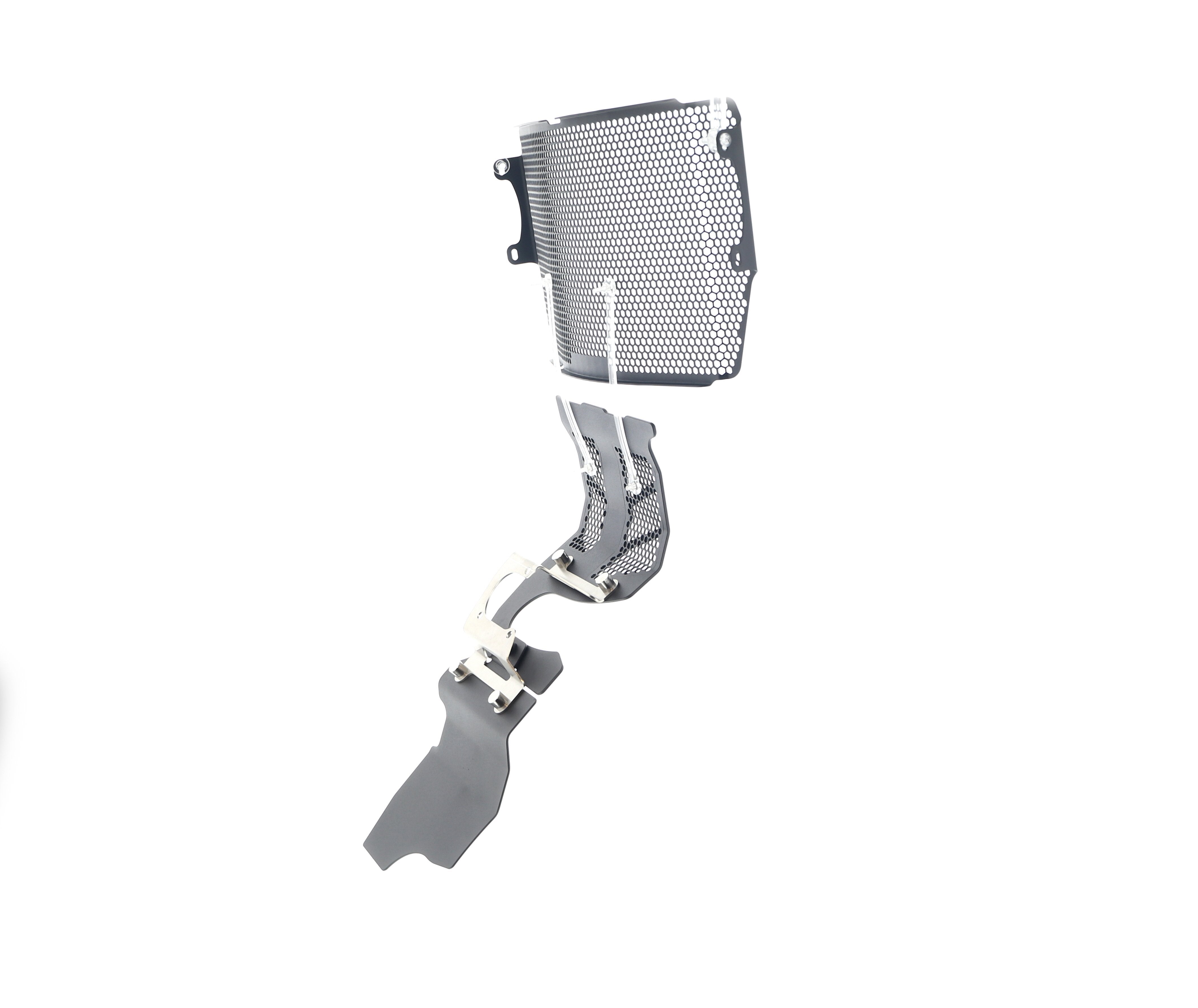 Evotech Ducati Monster 821 Dark Radiator and Engine Guard set 2016
