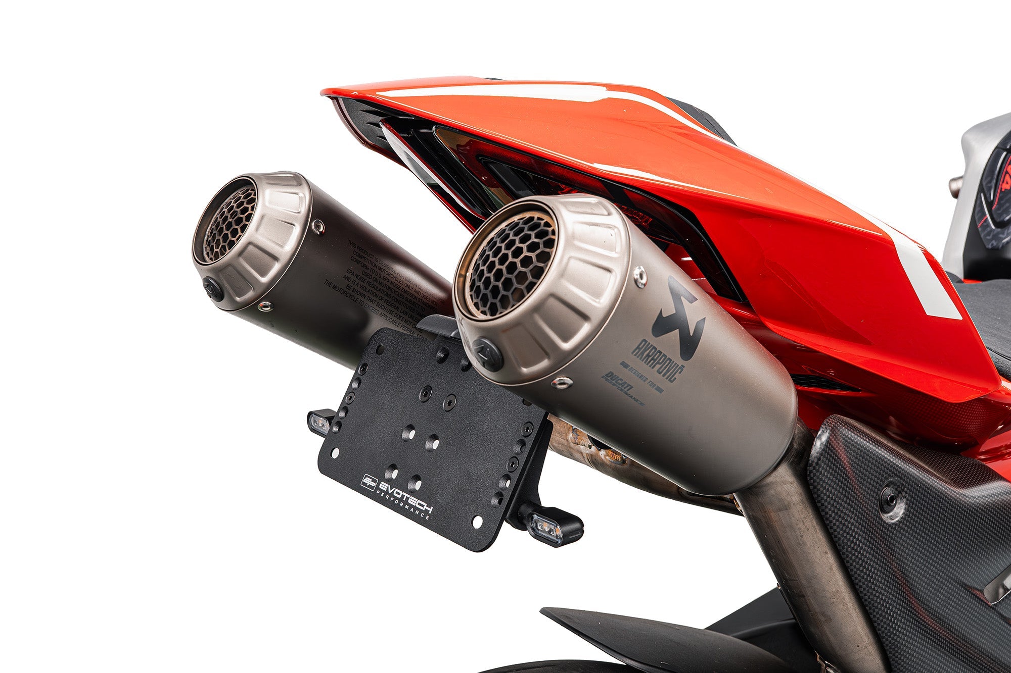 Ducati Streetfighter V4 Dynamic Tail Tidy (2025+) For Akrapovic Titanium Full Race Exhaust System